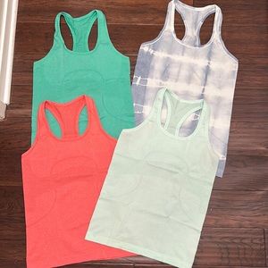 Lululemon Swiftly Tech Racerback Tank, set of 4